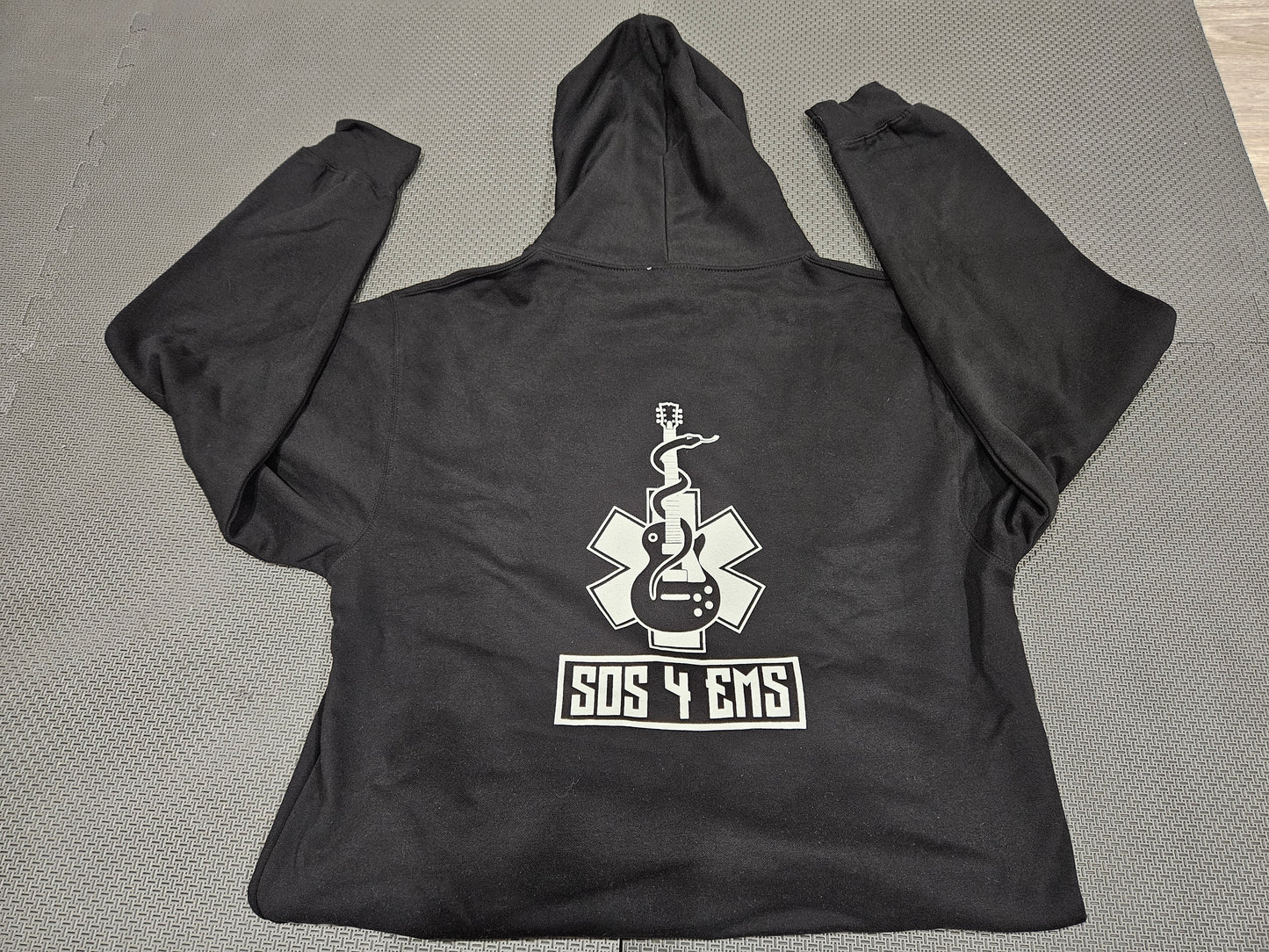 Black SOS4EMS hoodie